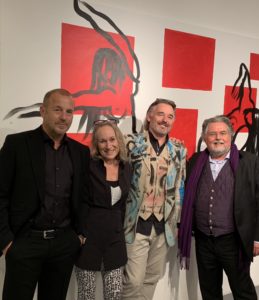 Doris Hartwich Stefan Szczesny Heino Ferch Vernissage Heitschgalerie